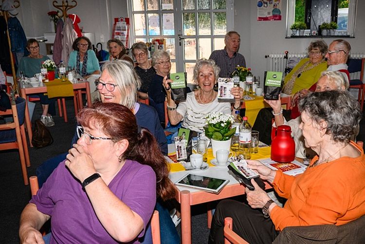 Teilnehmer beim Quiz