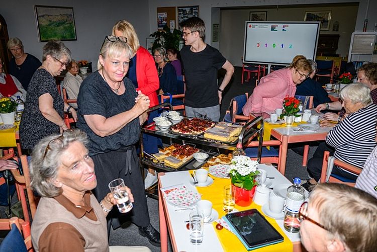 Teilnehmer beim Quiz