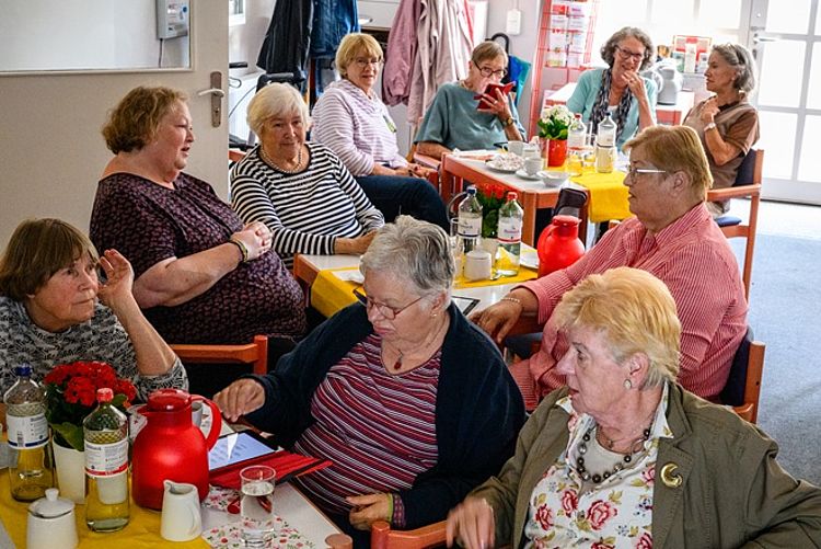 Teilnehmer beim Quiz