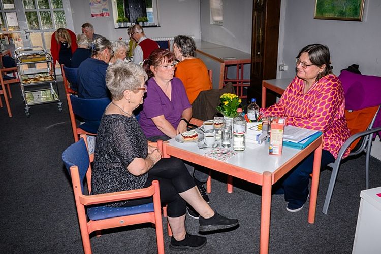 Teilnehmer beim Quiz